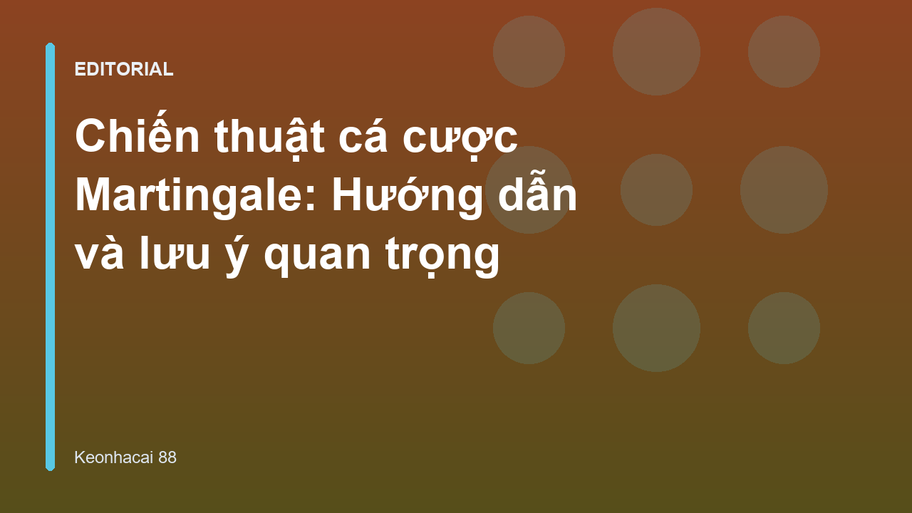 Biểu đồ minh họa chiến thuật cá cược Martingale